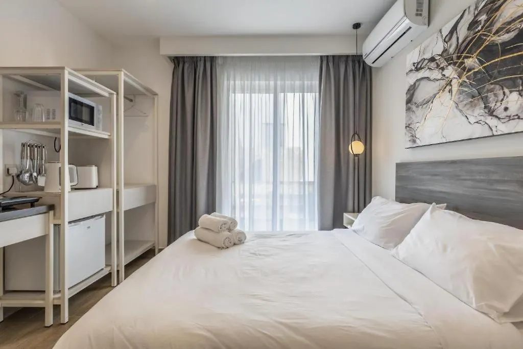 Penzion Studio 33 With A Double Bed & Kitchenette At The New Olo Living Saint Julian's